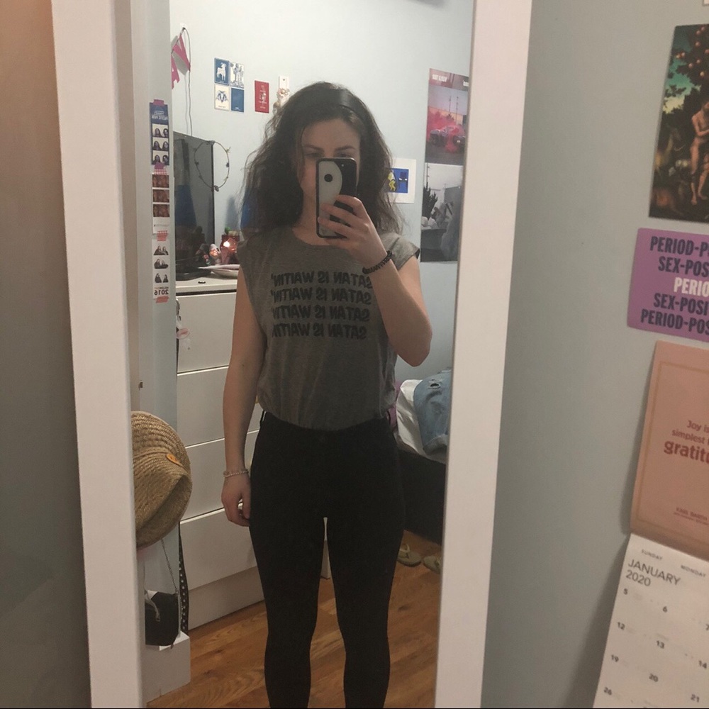 Dimepiece Satan is Waitin tank top